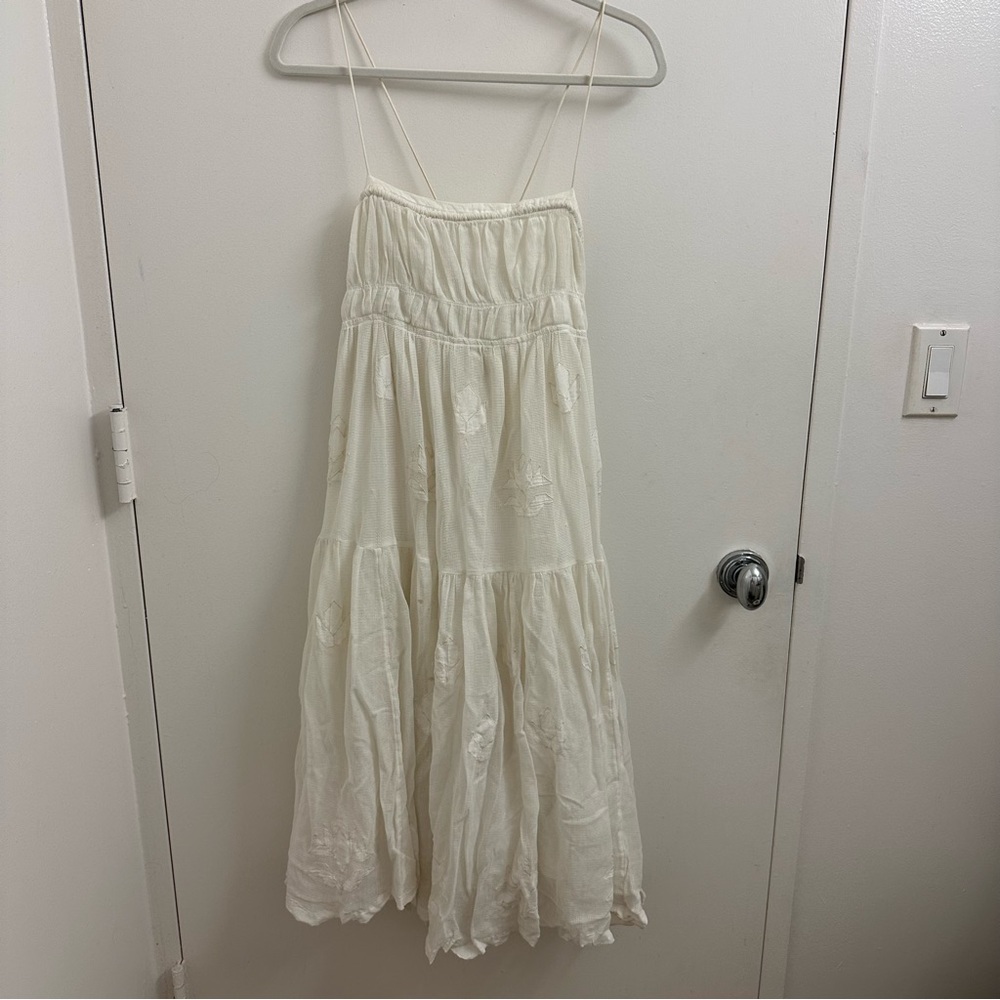 Wilfred white lace dress